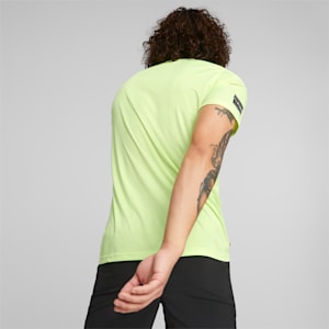 PUMA Fit Logo Graphic Men's Training Tee, Fast Yellow
