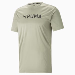 PUMA Fit Logo Graphic Men's Training Tee, Birch Tree