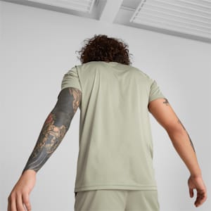 PUMA Fit Logo Graphic Men's Training Tee, Birch Tree