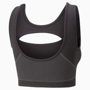 Formknit Seamless Women's Training Sports Bra, PUMA Black-Strong Gray