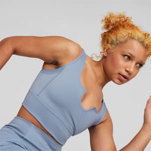Forever Luxe Fashion Training Top Women, Filtered Ash