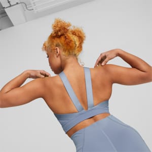 Flawless Sculpt Longline Women's Training Sports Bra, Filtered Ash