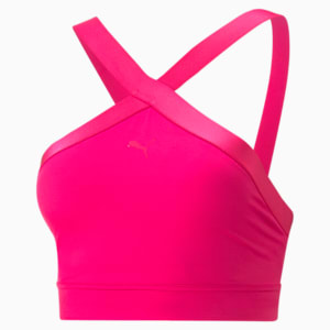 Flawless Sculpt Longline Women's Training Sports Bra, Orchid Shadow