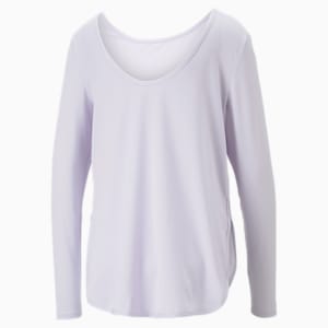 Studio Yogini Lite Women's T-Shirt, Spring Lavender, extralarge-IND