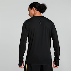 RUN FAVOURITE Long Sleeve Men's Running Tee, PUMA Black, extralarge-IND