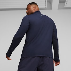 Run Favorite 1/4 Zip Men's Running T-Shirt, PUMA Navy, extralarge-IND