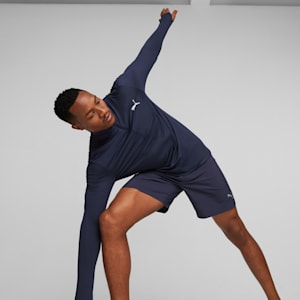 Top con cremallera de cuarto para correr Run Favorite para hombre, PUMA Navy, extralarge