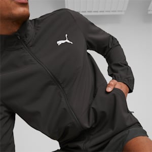 Run Favorite Men's Woven Running Jacket, PUMA Black, extralarge-IND