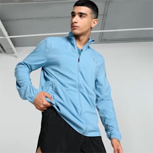 Run Favorite Men's Woven Running Jacket, Zen Blue, extralarge-IND