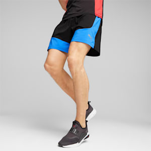 Shorts para correr Run Favourite Velocity 7'' para hombre, PUMA Black-Ultra Blue, extralarge