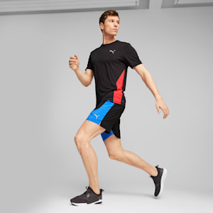 Shorts para correr Run Favourite Velocity 7'' para hombre, PUMA Black-Ultra Blue, extralarge