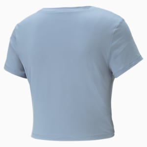 Studio Yogini Lite Twist Women's Crop Top, Filtered Ash, extralarge-IND
