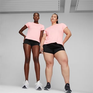 Run Favorite Heather Women's Running Tee, Koral Ice Heather, extralarge