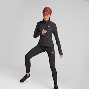 Run Favorite Quarter-Zip Women's Running Pullover, PUMA Black
