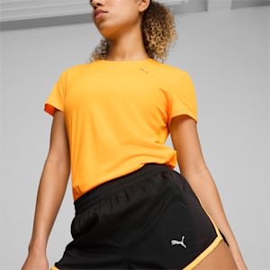 Shorts para correr Favourite Velocity 3'' para mujer, PUMA Black-w Sunstream, extralarge