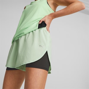 Run Fav Woven 2In1 Women's Running Tights, Light Mint-PUMA Black