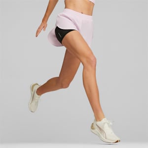 Run Fav Woven 2-In-1 Women's Running Shorts, PUMA Black-Grape Mist, extralarge-IND