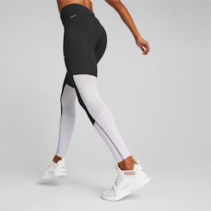 Run Favourite Regular Rise Long Running Leggings Women, PUMA Black-Spring Lavender