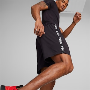 PUMA Fit 7” Taped Training Shorts Men, PUMA Black