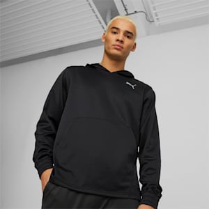 PUMA FIT PWRFLEECE Men's Pullover, PUMA Black, extralarge-IND