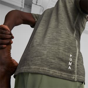 Studio Foundation Wash Training Tee Men, Green Moss