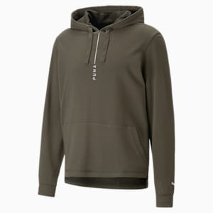 Sudadera de entrenamiento con  gorra Studio Plastic Free para hombre, Green Moss