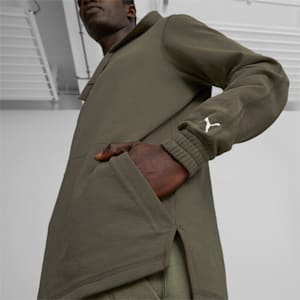 Sudadera de entrenamiento con  gorra Studio Plastic Free para hombre, Green Moss