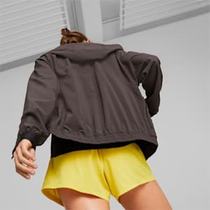 PUMA x First Mile Women's Woven Running Jacket, PUMA Black, extralarge-IND