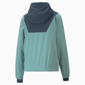PUMA x First Mile Women's Woven Running Jacket, Adriatic, extralarge-IND