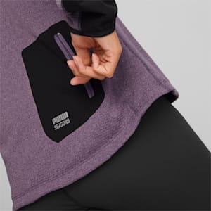 SEASONS Trail Running Half-Zip Pullover Women, Purple Charcoal