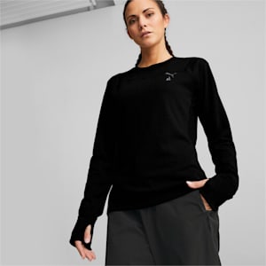 ウィメンズ ランニング シーズンズ RAINCELL 長袖 トレイルランニング トップス, PUMA Black, extralarge-JPN