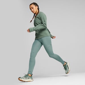 SEASONS rainCELL Long Sleeve Trail Running Top Women, Eucalyptus, extralarge-GBR
