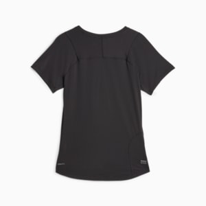 Camiseta para correr SEASONS coolCELL Trail para mujer, PUMA Black-PUMA Black, extragrande