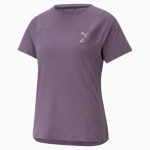 Seasons Coolcell Women's Running T-Shirt, Purple Charcoal, extralarge-IND