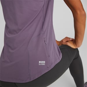 Seasons coolCELL Women's Running T-Shirt, Purple Charcoal, extralarge-IND