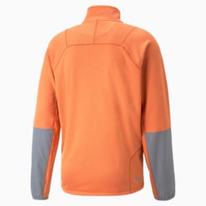 SEASONS rainCELL Trail Running Half-Zip Pullover Men, Chili Powder, extralarge-GBR
