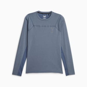 SEASONS rainCELL Long Sleeve Trail Running Tee Men, Inky Blue, extralarge-GBR