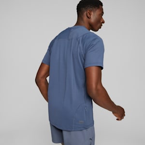 Camiseta para correr SEASONS coolCELL Trail para hombre, Inky Blue, extragrande