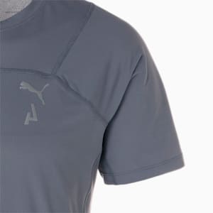 メンズ ランニング シーズンズ COOLCELL トレイルランニング 半袖 Tシャツ, Gray Tile