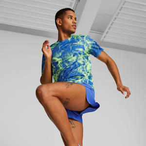 Camiseta estampada Run Favorite para hombre, Royal Sapphire-AOP