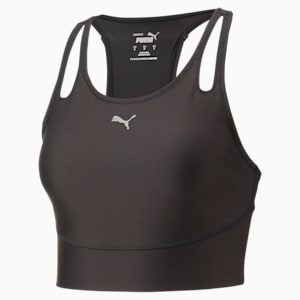 RUN ULTRAFORM Cropped Running Tank Top Women, PUMA Black