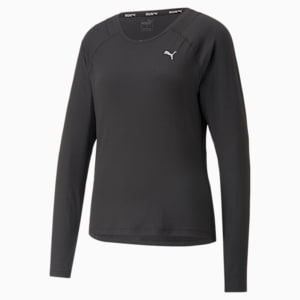 RUN CLOUDSPUN Longsleeve Women's T-Shirt, PUMA Black, extralarge-IND