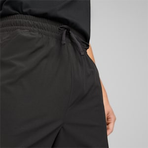 Fit Stretch Men's Woven Training Shorts, PUMA Black-Fizzy Lime