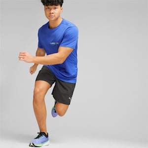 Run Favorite Logo Men's Running T-Shirt, Royal Sapphire