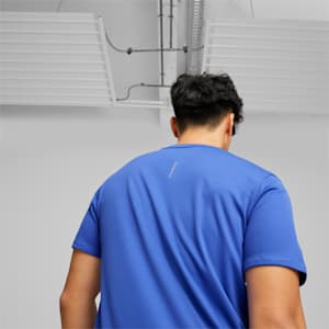 Run Favourite Logo Tee Men, Royal Sapphire