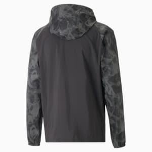 Run Favorite Men's Printed Woven Jacket, Cheap Jmksport Jordan Outlet Black-AOP