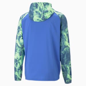 Run Favorite Men's Printed Woven Jacket, Royal Sapphire-AOP