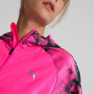 Run All Over Print Fav Women's Running Jacket, Ravish-AOP