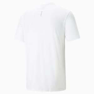 Run Favourite Printed Running Tee Men, PUMA White-Light Mint-AOP