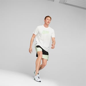 RUN FAVOURITE Short Sleeve Graphic Running Tee Men, PUMA White